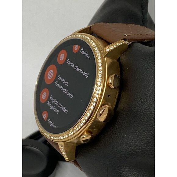 Fossil Gen 4 Authentic Digital Dial Smart Watch Custom Band FTW6011 LT418 - Picture 4 of 12